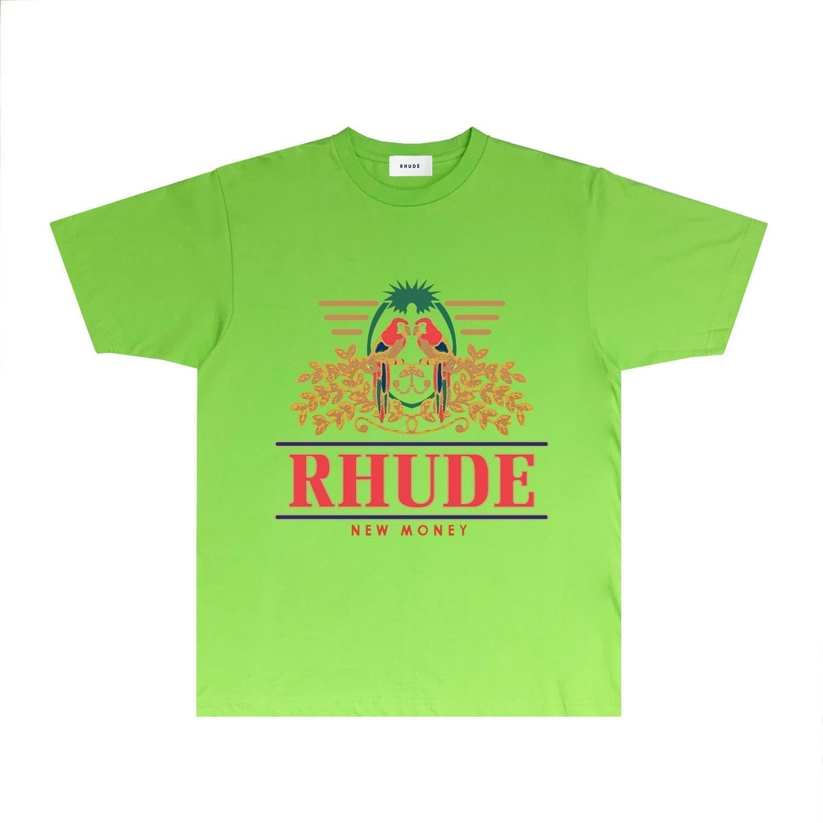Rhude T-shirts Printed Trendy Pure Cotton