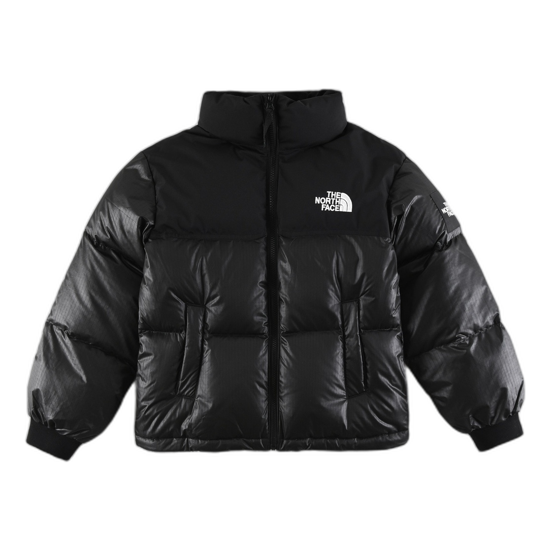 The North Face Nuptse Cropped Puffer Jacket | Black | 700-Fill Down