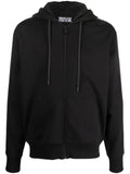Versace Jeans Couture logo-tape hooded jacket