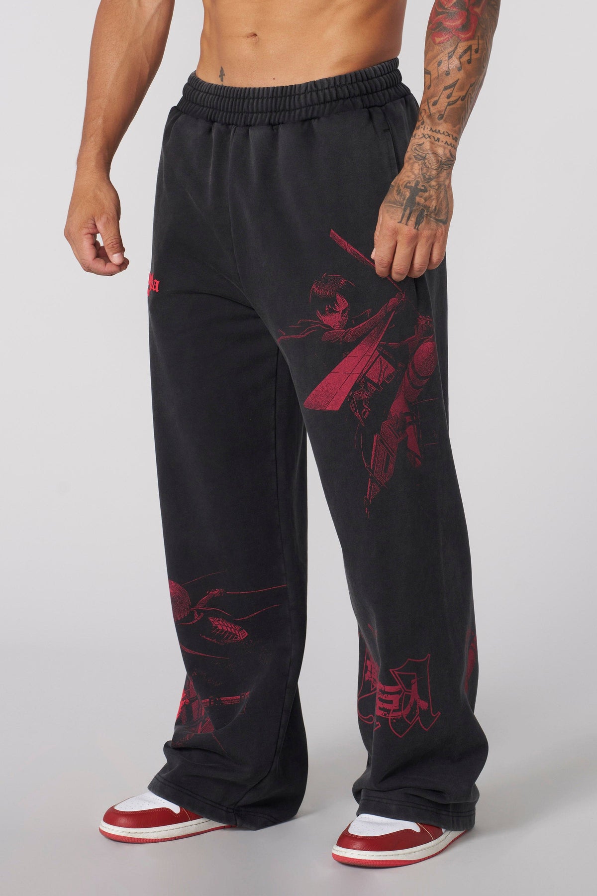 2128 - AOT?  x YLA Baggy Joggers