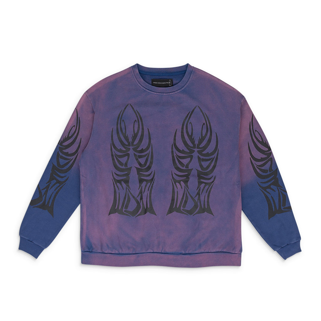 GRAY WINGED LOGO HOODIE