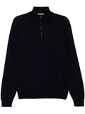 BOSS half-zip jumper