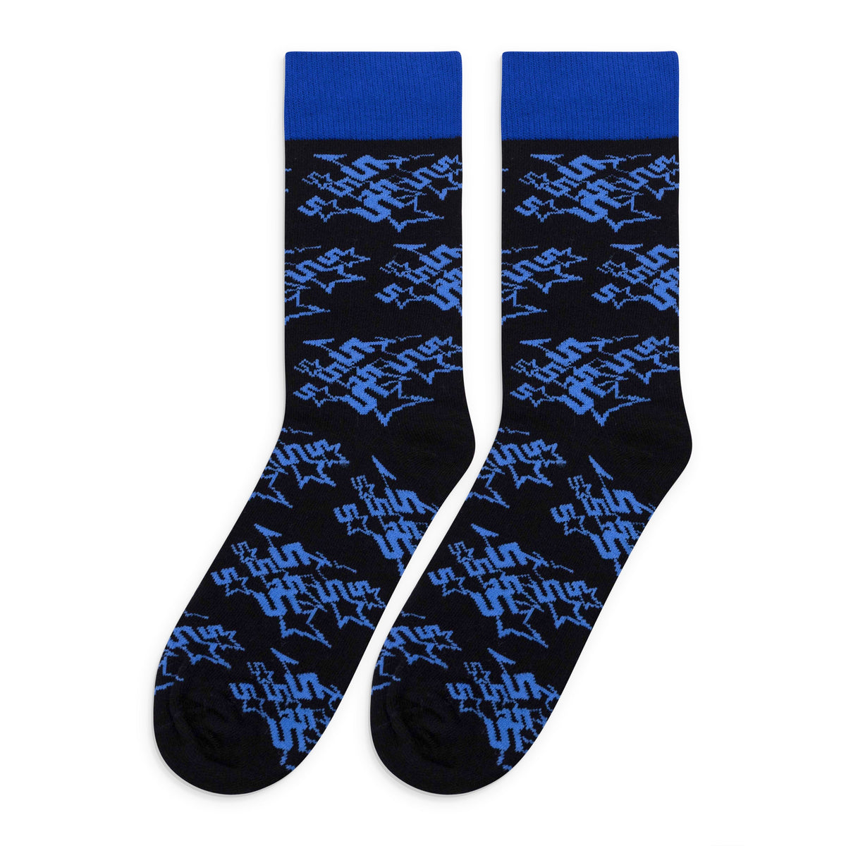 Black/Blue Candy Socks