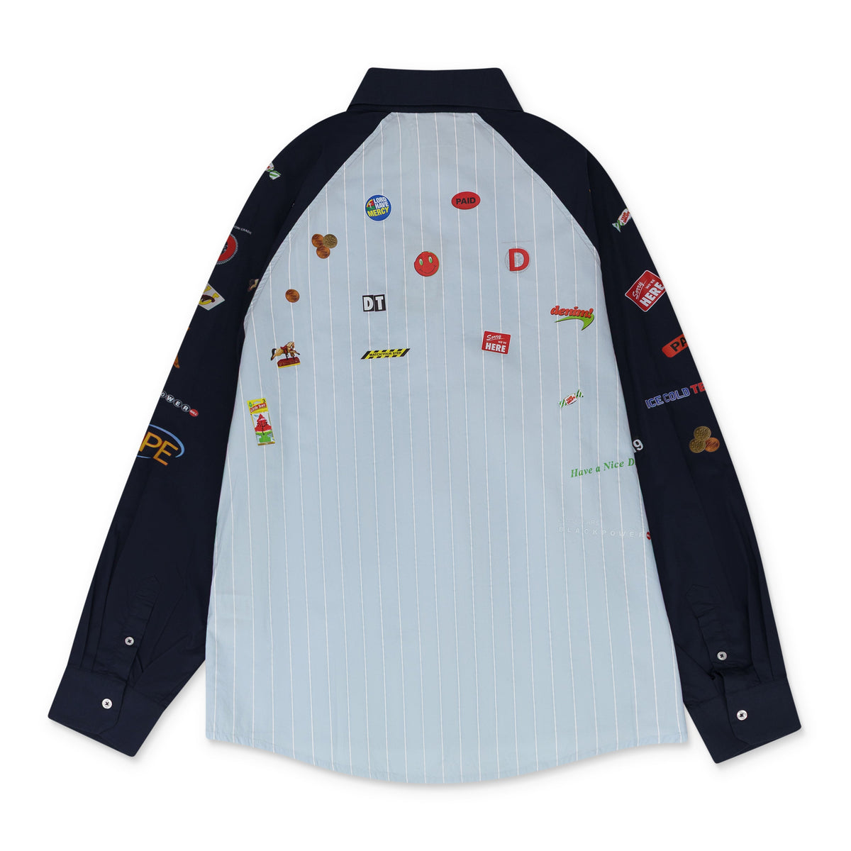 Blue Bowling Shirt