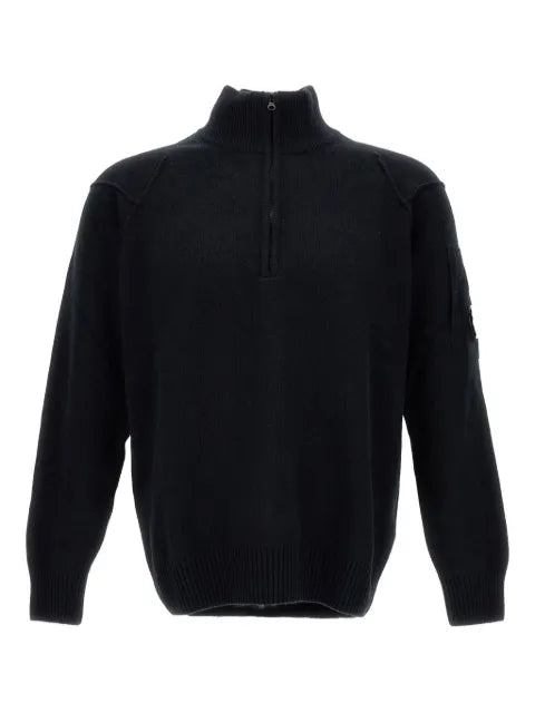 C.P. Company half-zip lens-detail sweater