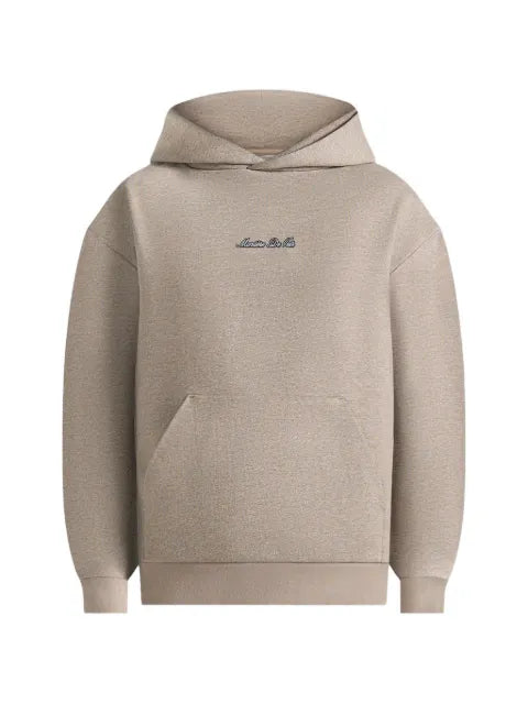 Manière De Voir JS001 in taupe signature relaxed-fit hoodie