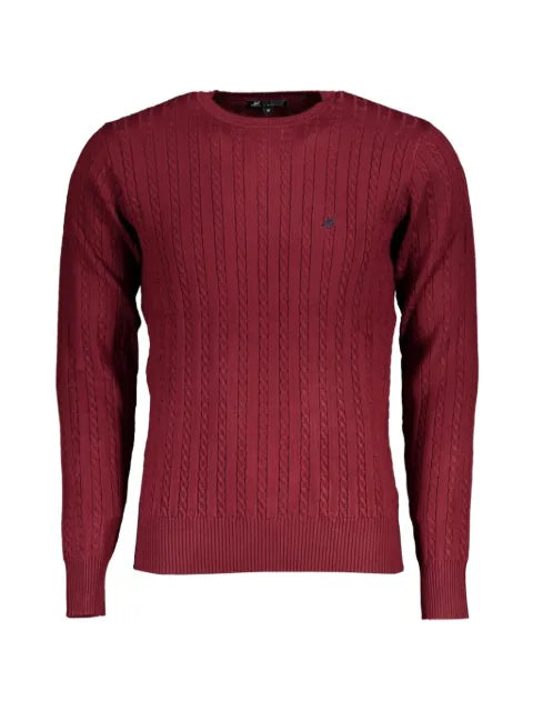 U.S. Grand cable-knit embroidered sweater
