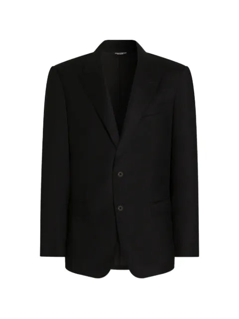 Dolce & Gabbana martini light single-breasted flannel jacket