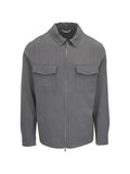 Marco Pescarolo crepe-texture zip-up jacket