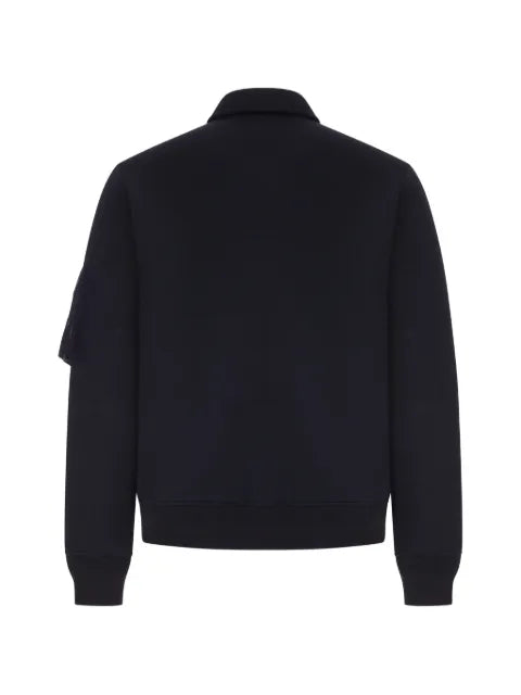 sacai zip-fastening sweatshirt