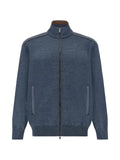 Paul & Shark Typhoon Platinum zip-up sweater