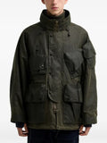 Barbour multi-pocket hooded jacket