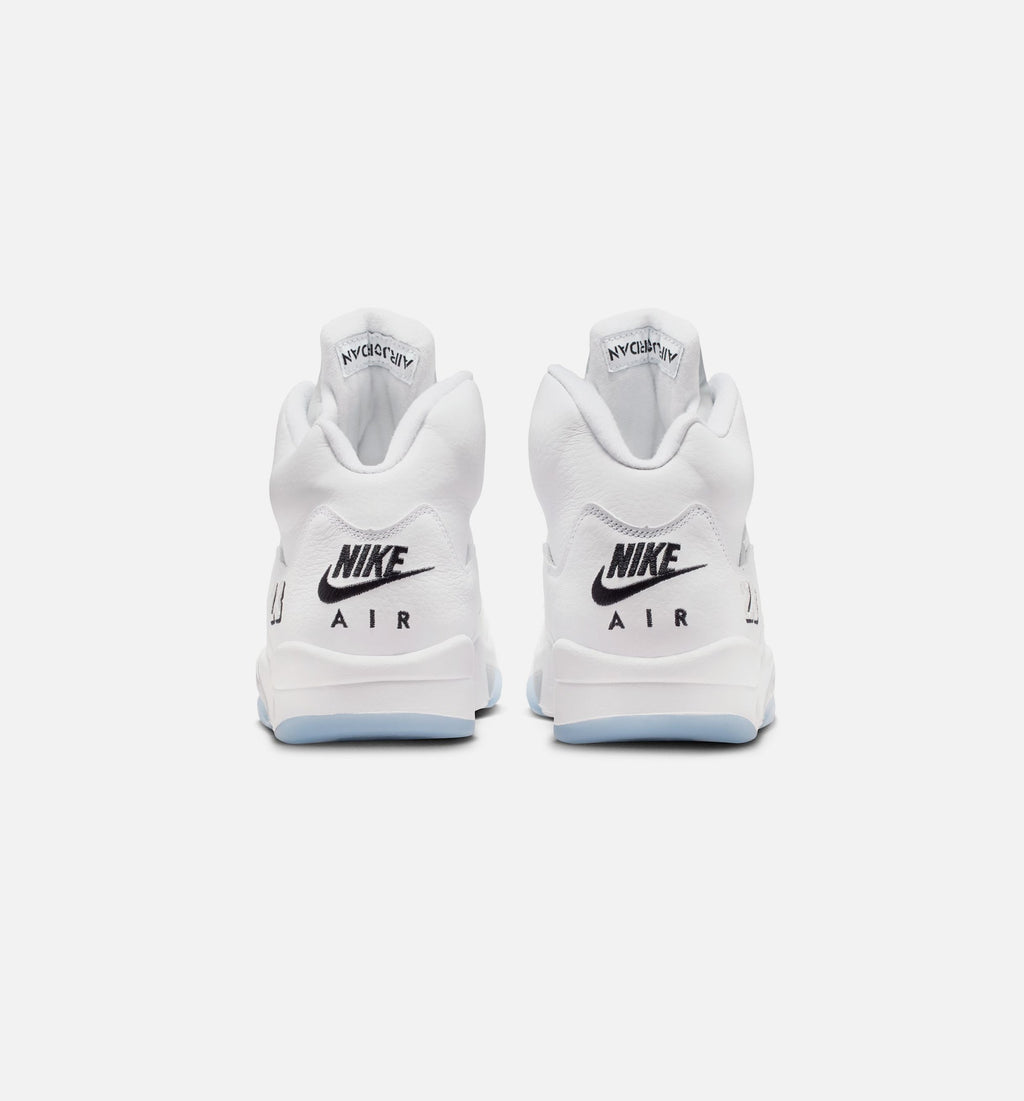 Air Jordan 5 Retro OG White Metallic – Men's Lifestyle Shoe in White/Metallic Silver/Black