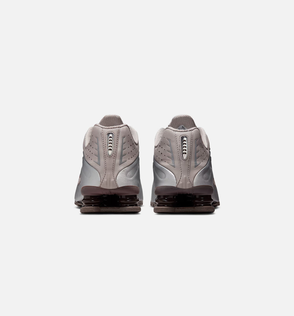 Shox R4 Men's Lifestyle Shoes - Cave Stone / College Grey / Baroque Brown