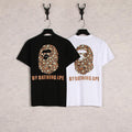 Bathing Ape T-Shirt Cartoon Round Neck Summer Printing Plus Size Short-Sleeved Casual T-shirt