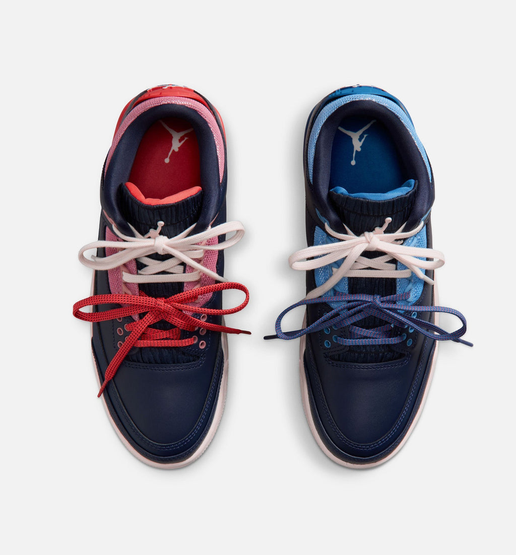 Air Jordan 3 Retro Sport Renaissance – Women's Lifestyle Shoe | Obsidian/Chalk/Track Red