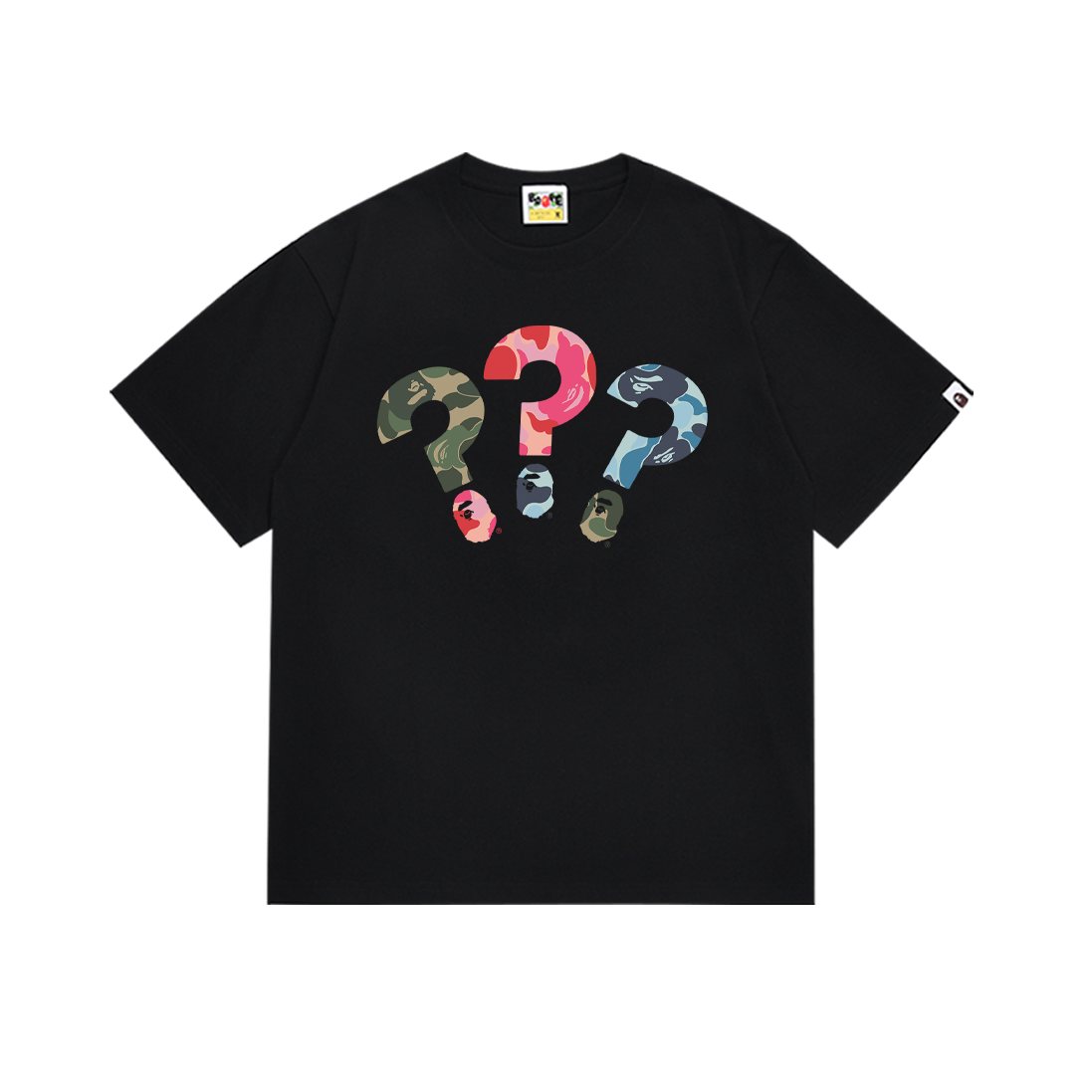 BAPE Question Mark Graphic Short-Sleeve T-Shirt