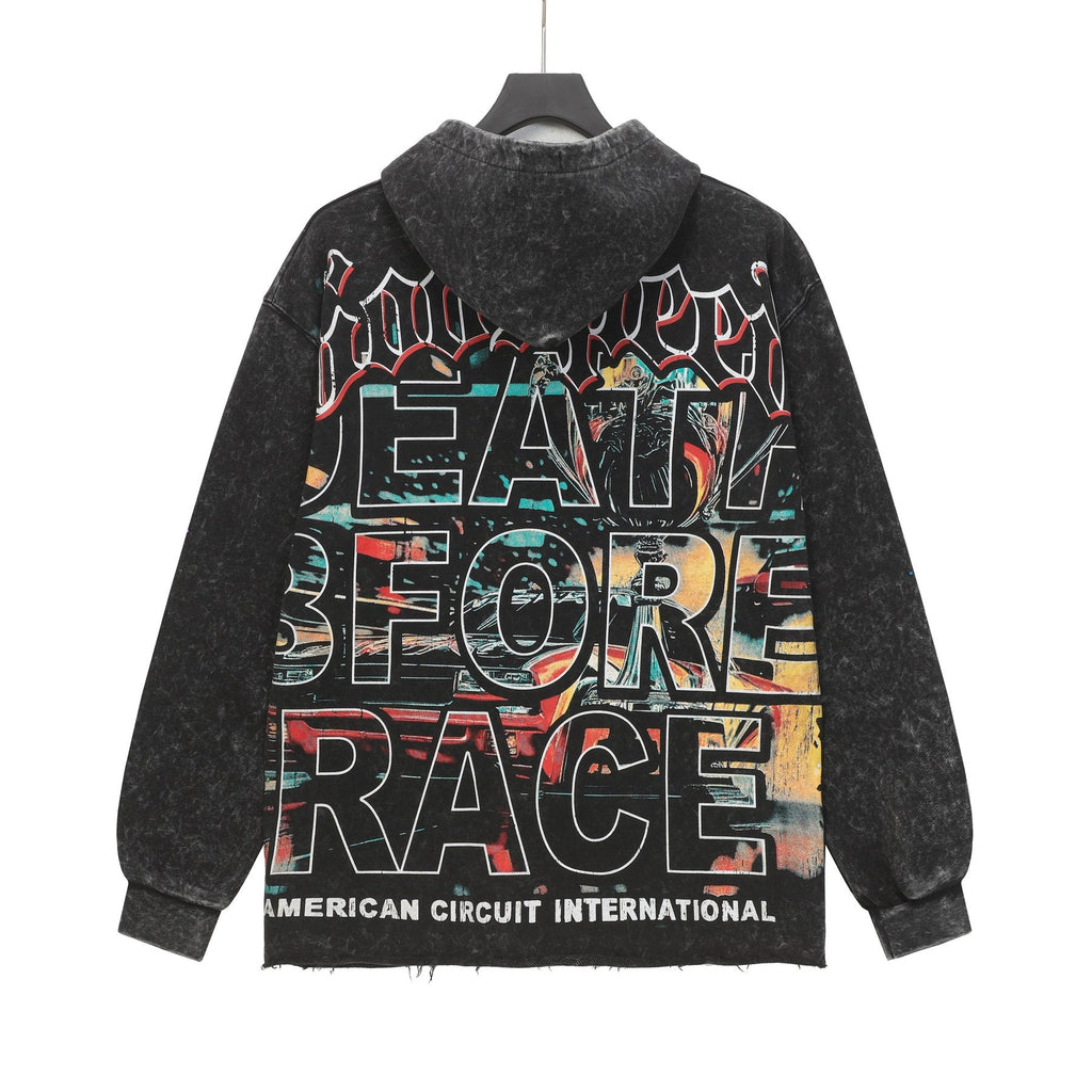 Godspeed Death Before Race Graphic Hoodie