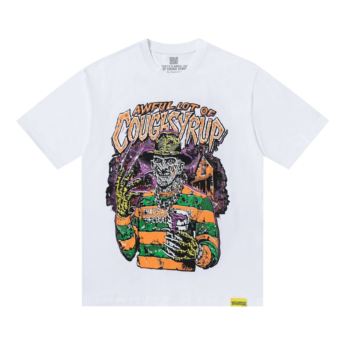 THAT'S A AWFUL LOT OF COUGH SYRUP Front & Back Graphic T-Shirt