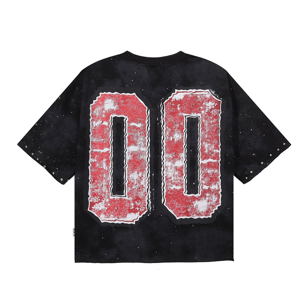 BKYS Revival Football Graphic Cropped T-Shirt