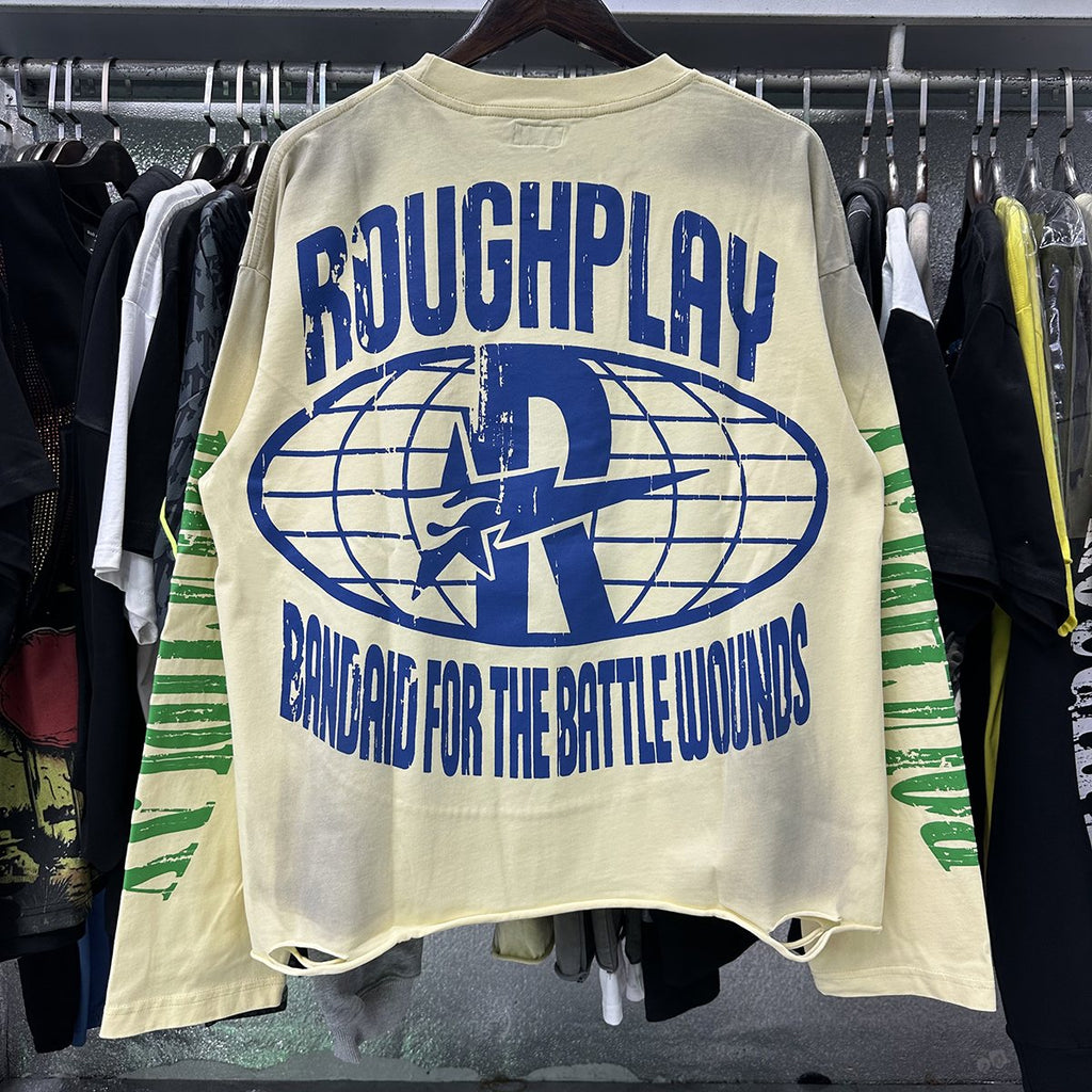 Rough Play SoulBoy Rhinestone Graphic Long-Sleeve T-Shirt