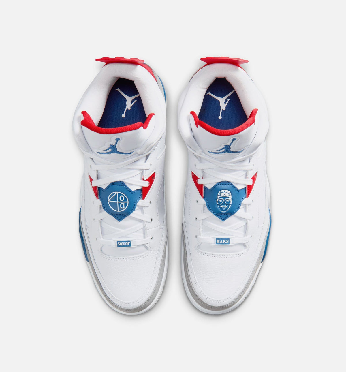 Son of Mars Low Men's Lifestyle Shoes - White / Varsity Red / Light Smoke Grey / True Blue