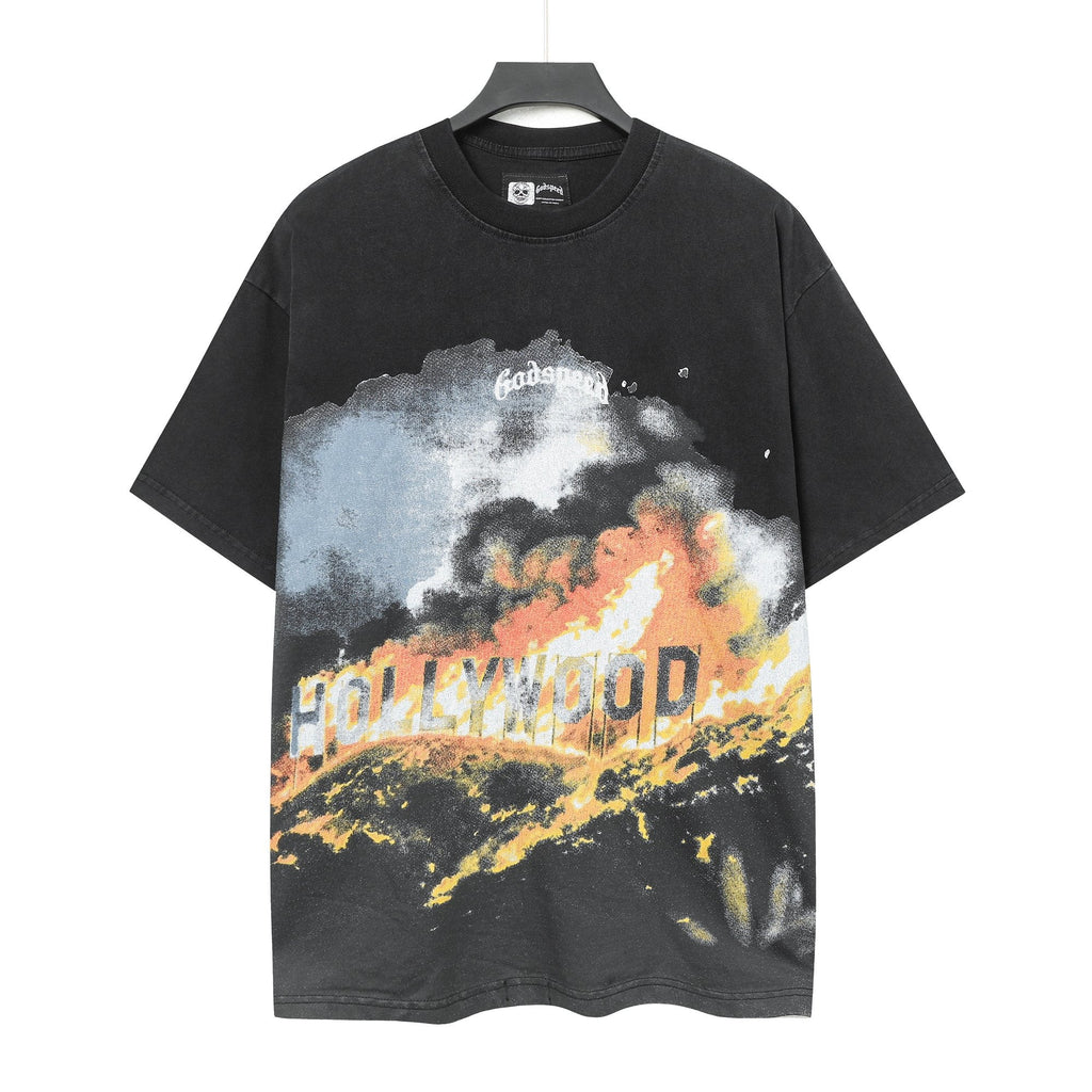 Godspeed Hollywood Fire Graphic T-Shirt