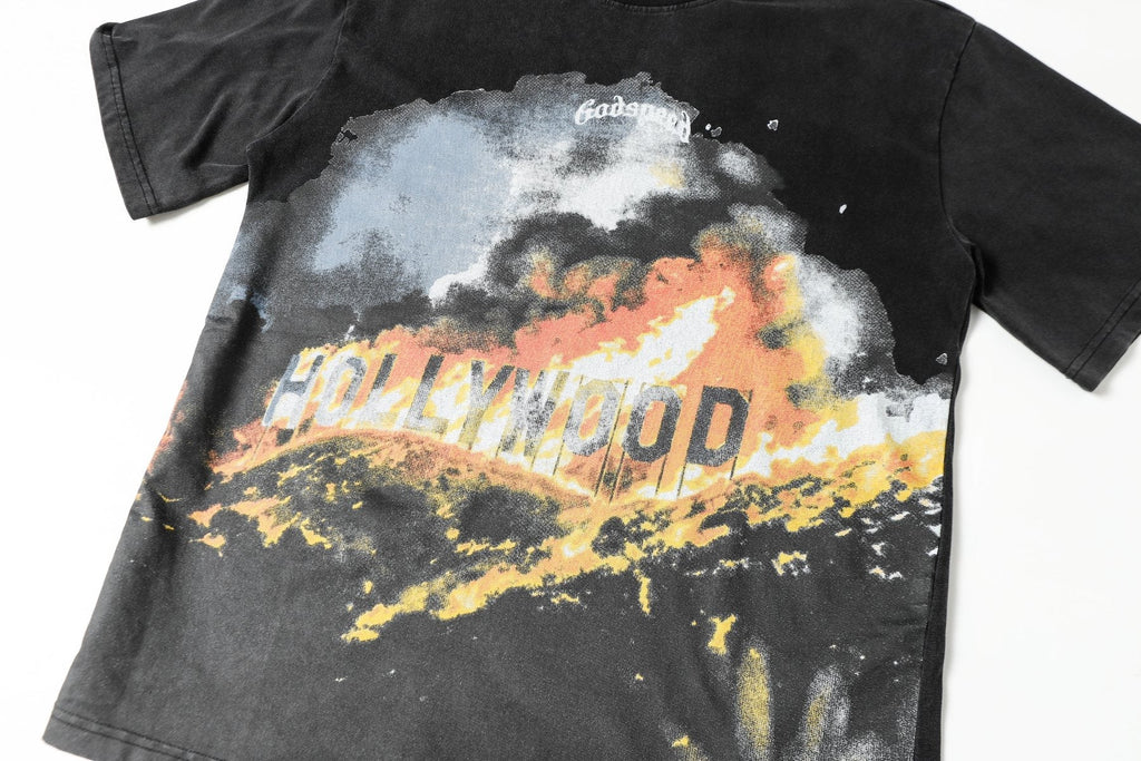 Godspeed Hollywood Fire Graphic T-Shirt