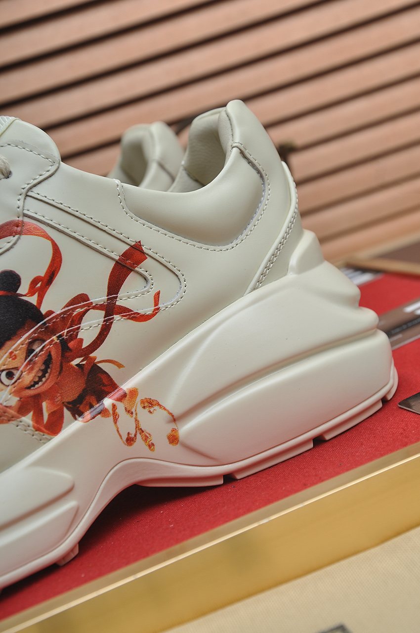 Gucci White Chunky Sneakers
