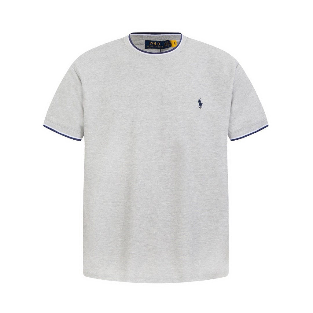 Ralph Lauren Contrast-Trim Piqué Crewneck T-Shirt